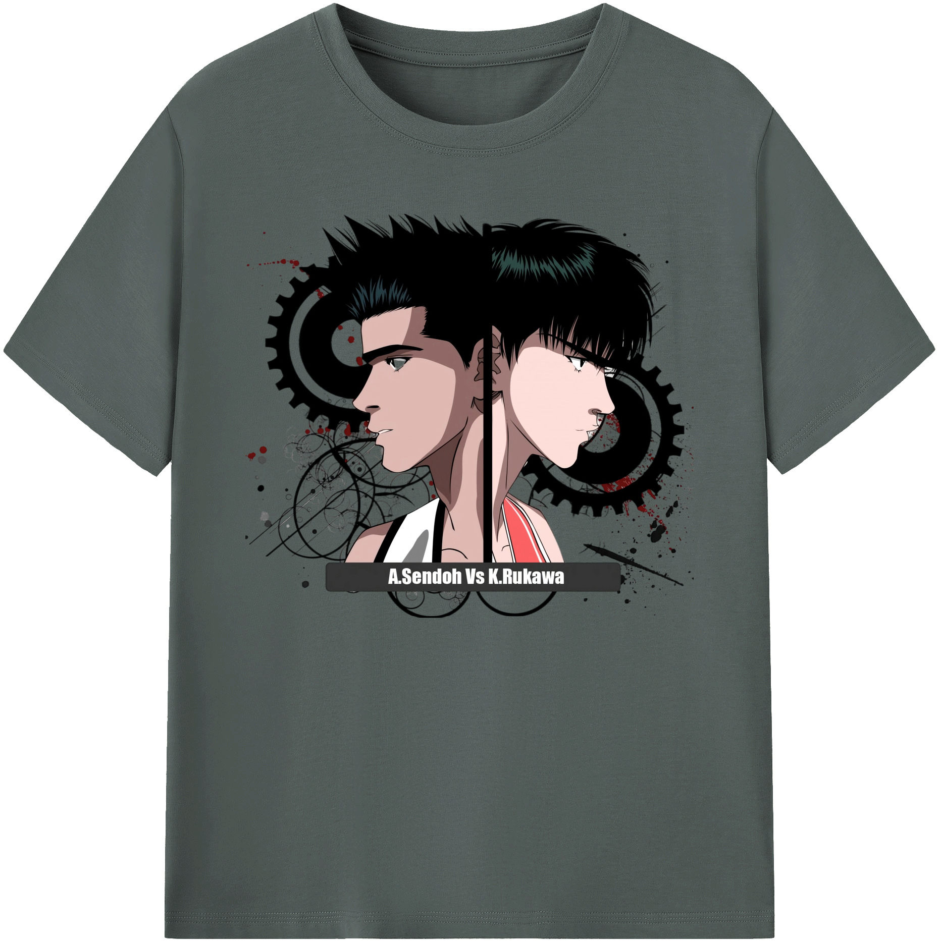 （画像用） SLAM DUNK／スラムダンク 綿100％ メンズ半袖Tシャツ｜肌触りやわらか＆通気性